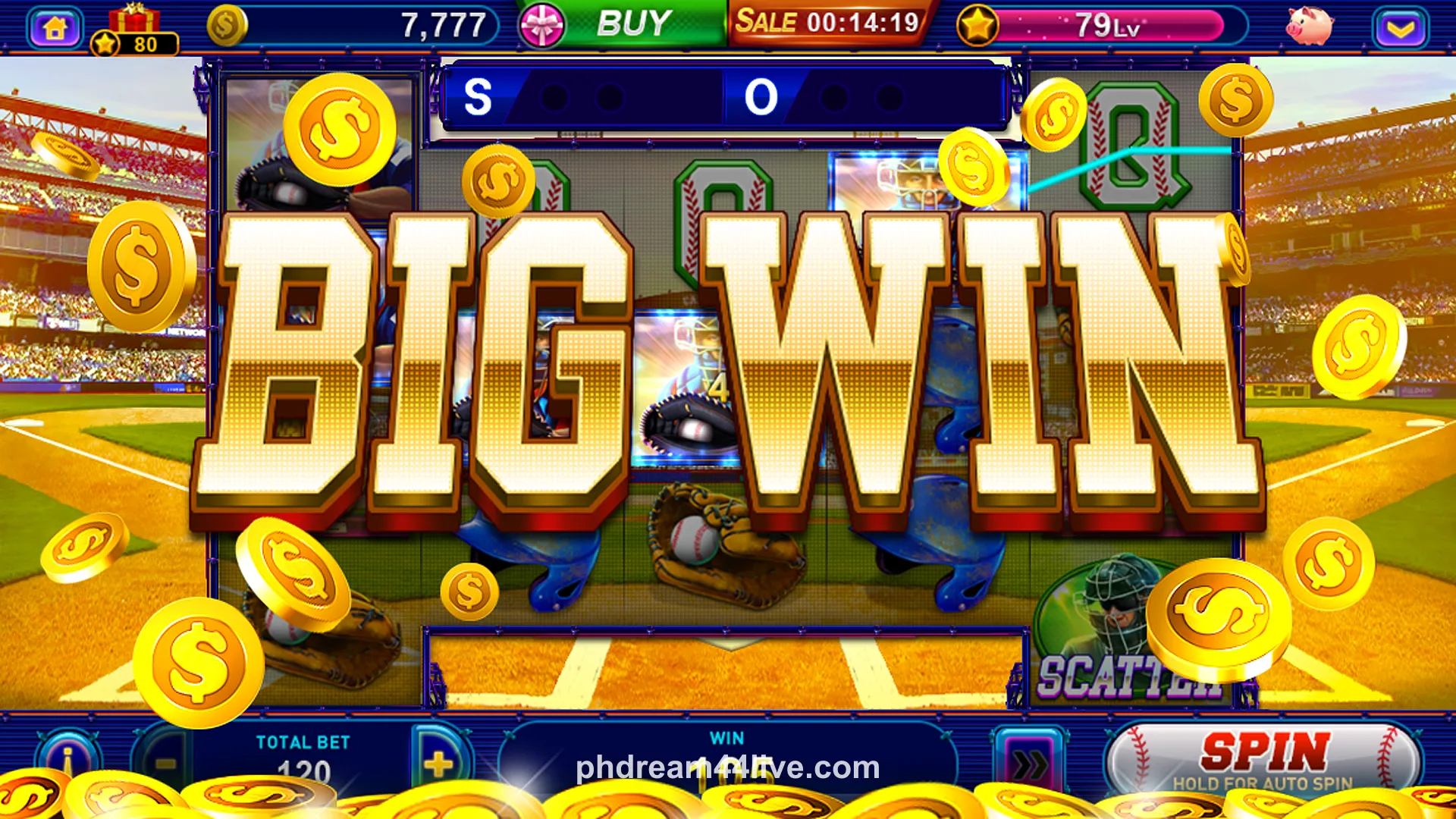 PHDream Slot Games Selection Screen